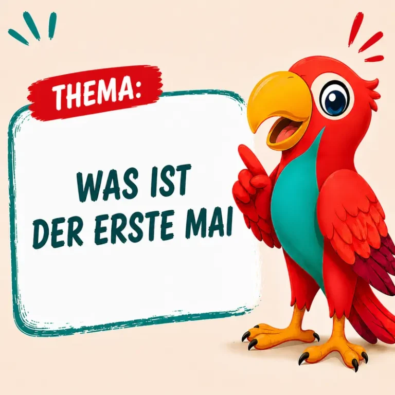 Rico der Papagei erklärt 1. Mai Kinder