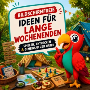 Bildschirmfreie Ideen für lange Wochenenden