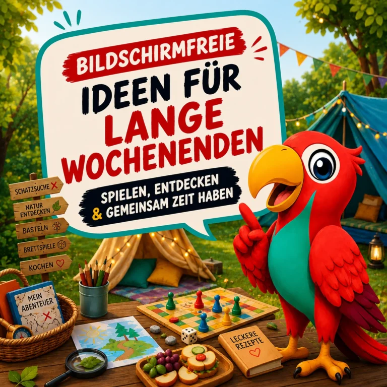 Bildschirmfreie Ideen für lange Wochenenden